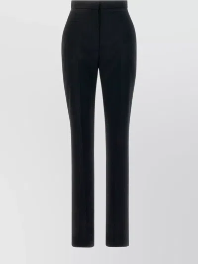 ALEXANDER MCQUEEN WOOL PANT TAILORED CENTRAL PLEATS