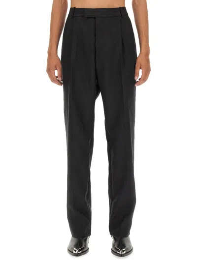 Alexander Mcqueen Wool Pants In Black