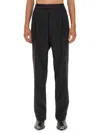 Alexander Mcqueen Wool Pants In Black