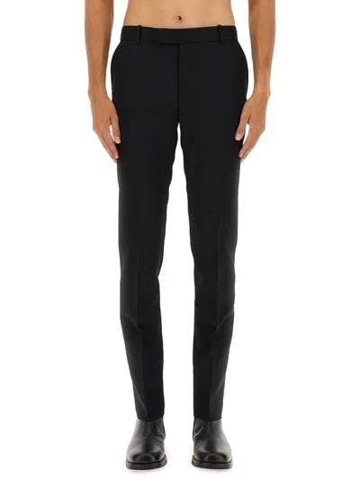 Alexander Mcqueen Wool Pants In Black