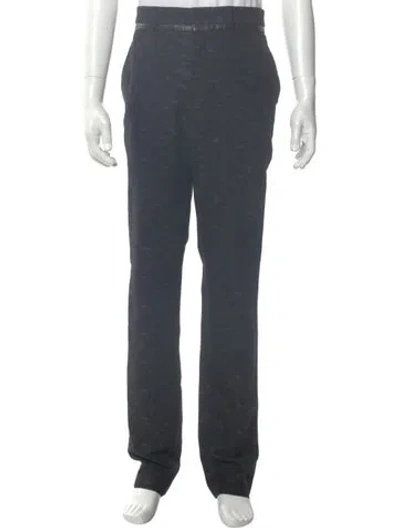 Pre-owned Alexander Mcqueen Wool Pants In Gray