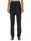 Alexander Mcqueen Black Wool Trousers In Nero