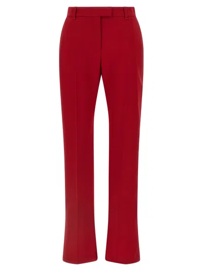 ALEXANDER MCQUEEN WOOL PANTS RED
