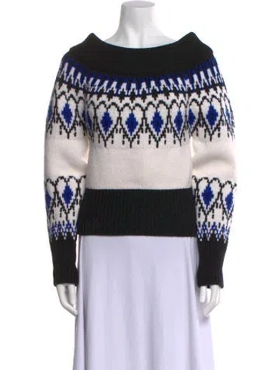 Pre-owned Alexander Mcqueen Wool Printed Sweater In Multi