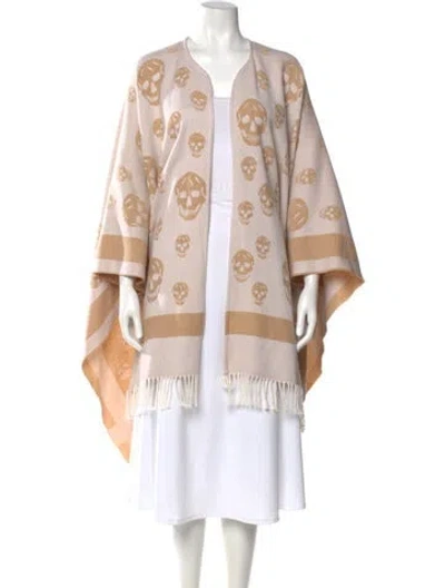 Pre-owned Alexander Mcqueen Wool Printed Sweater In Neutral