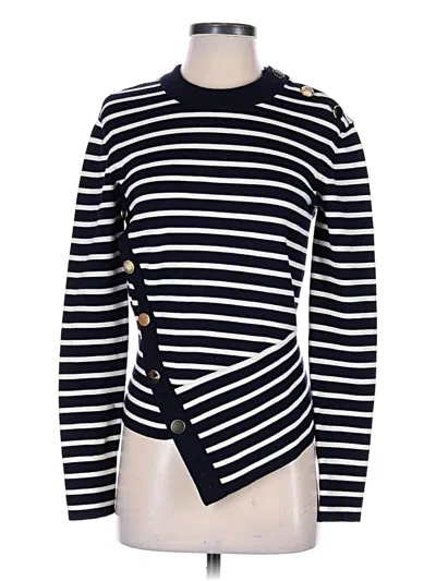 Pre-owned Alexander Mcqueen Wool Pullover Sweater In Blue