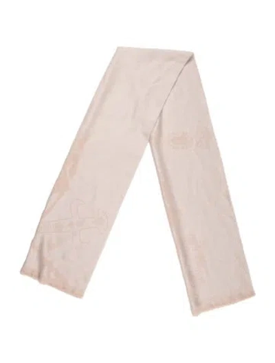 Pre-owned Alexander Mcqueen Wool Scarf In Pink