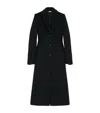 Alexander Mcqueen Wool Single-breasted Coat In Black