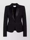Alexander Mcqueen Alexander Mc Queen Black Single Breasted Jacket In Wool In Black