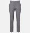 Alexander Mcqueen Wool Slim Pants In Grau