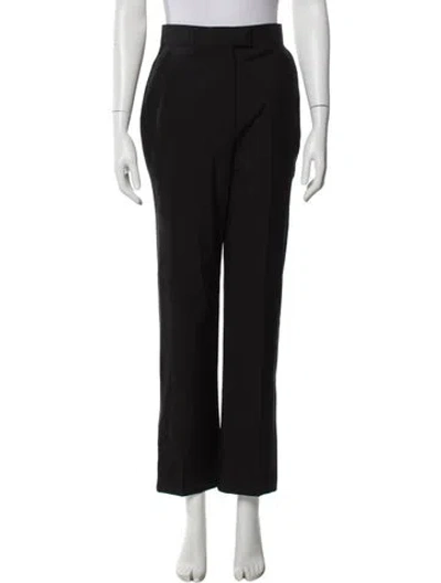 Pre-owned Alexander Mcqueen Wool Straight Leg Pants In Gray