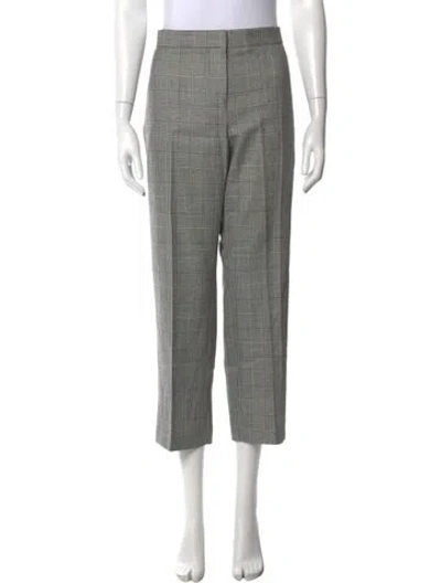 Pre-owned Alexander Mcqueen Wool Straight Leg Pants In Neutrals