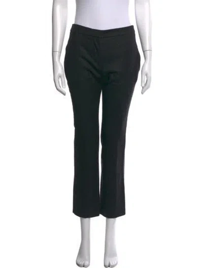 Pre-owned Alexander Mcqueen Wool Straight Leg Pants W/ Tags In Black