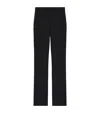 Alexander Mcqueen Wool Straight Tailored Trousers In Black