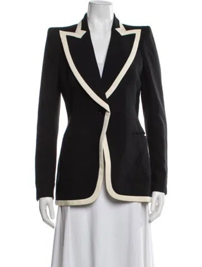 Pre-owned Alexander Mcqueen Wool Striped Blazer