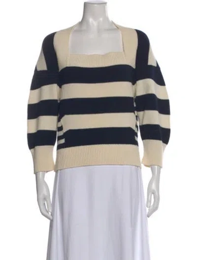 Pre-owned Alexander Mcqueen Wool Striped Sweater