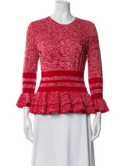 Pre-owned Alexander Mcqueen Wool Striped Sweater In Multi