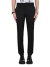 Alexander Mcqueen Wool Suit Pants In Black