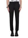 Alexander Mcqueen Wool Suit Pants In Black