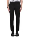 Alexander Mcqueen Black Wool Trousers In Black