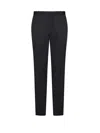 Alexander Mcqueen Black Wool Trousers In Black