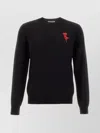 Alexander Mcqueen Embellished Crewneck Wool Sweater