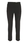 Alexander Mcqueen Black Cropped Wool Tailored Trousers For Women