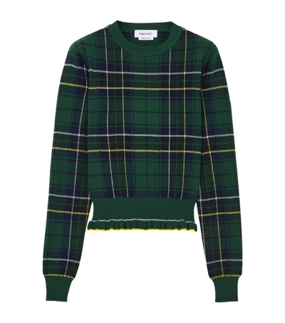 ALEXANDER MCQUEEN WOOL TARTAN SWEATER