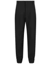 Alexander Mcqueen Black Wool Trousers In Black