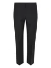 Alexander Mcqueen Tailored Trousers Back Pocket In Black