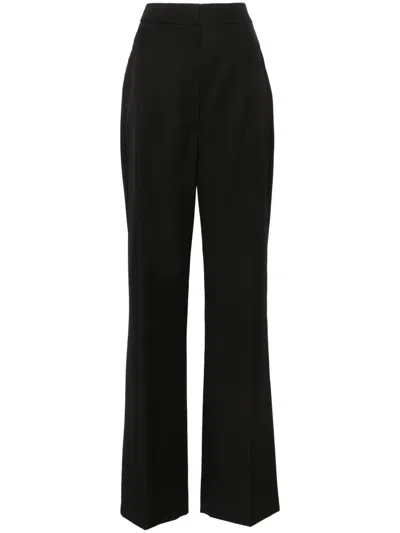 Alexander Mcqueen Wool Trousers In Black