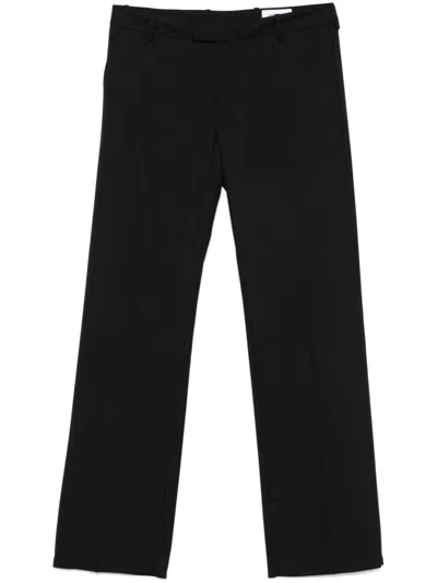 Alexander Mcqueen Wool Trousers In Black  