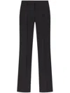 Alexander Mcqueen Wool Trousers In Black