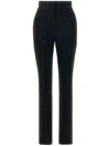 Alexander Mcqueen Wool Trousers In Black