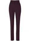 Alexander Mcqueen Wool Trousers In Violett