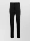 Alexander Mcqueen Satin-trimmed Tailored Trousers