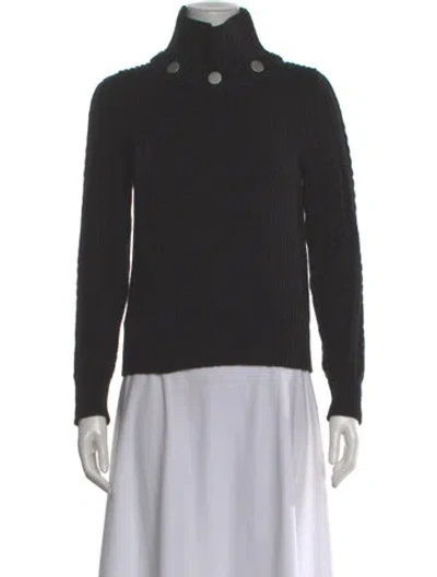 Pre-owned Alexander Mcqueen Wool Turtleneck Sweater In Gray