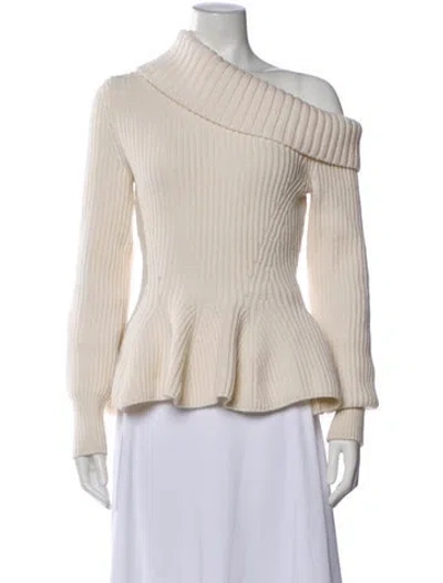 Pre-owned Alexander Mcqueen Wool Turtleneck Sweater In Neutral