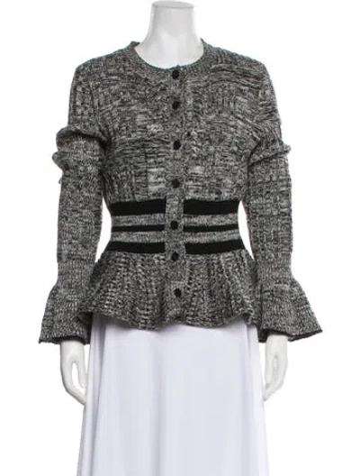 Pre-owned Alexander Mcqueen Wool Tweed Pattern Evening Jacket In Multi