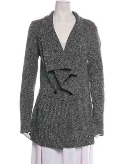 Pre-owned Alexander Mcqueen Wool Tweed Pattern Sweater In Green