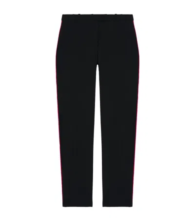 Alexander Mcqueen Wool Uniform Trousers In Black