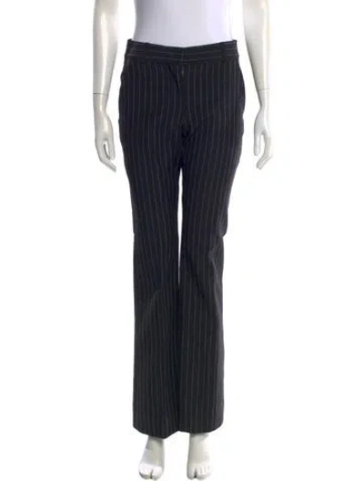 Pre-owned Alexander Mcqueen Wool Wide Leg Pants W/ Tags In Black