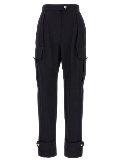 ALEXANDER MCQUEEN ALEXANDER MCQUEEN WOOL-COTTON BLEND CARGO PANTS