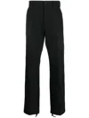 Alexander Mcqueen Alexander Mc Queen Organic Cotton Trousers In Black