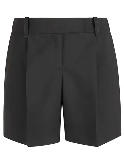 Alexander Mcqueen Wrap Shorts In Black