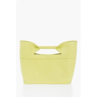 Alexander Mcqueen Yellow Leather Tote Bag