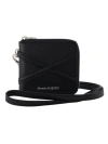 Alexander Mcqueen Zip Around Billfold Wallet - Black - Leather In Black