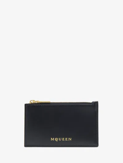 Alexander Mcqueen Zip Card Holder