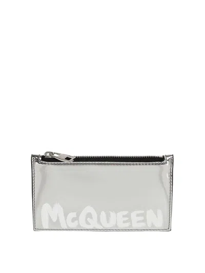 ALEXANDER MCQUEEN ZIP COIN CARD HOLDER