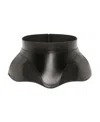 Alexander Mcqueen Zip-up Corset Belt In Black